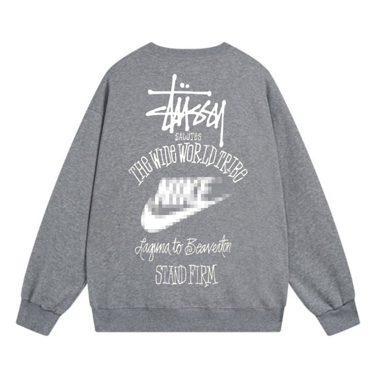Stussy The Wide World Tribe Sweatshirts Teen Long Sleeve Sweatshirts