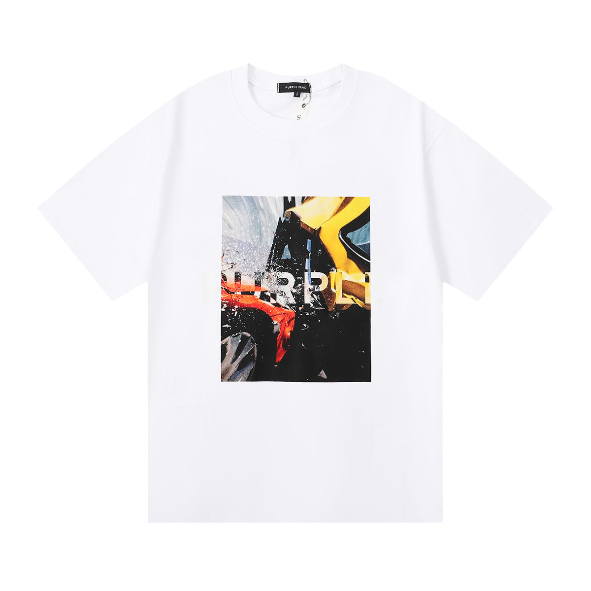 Street style Purple Brand T-shirt