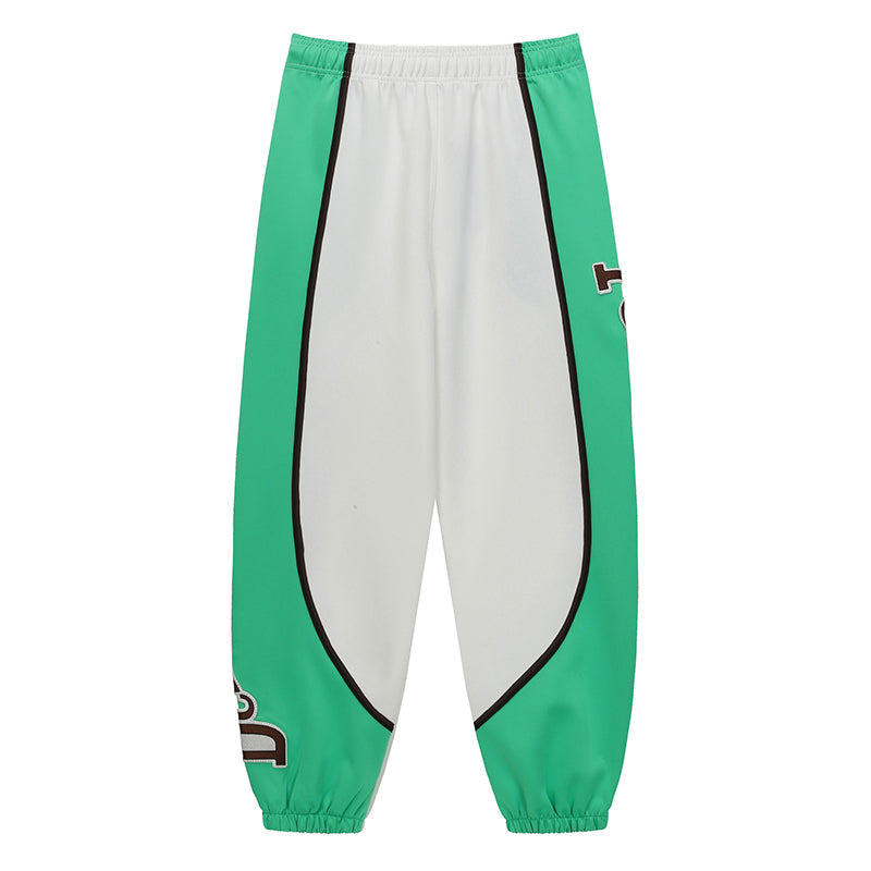 Denim Tears Green White Track Pants