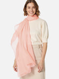 Featherlight Pink Cashmere Scarf