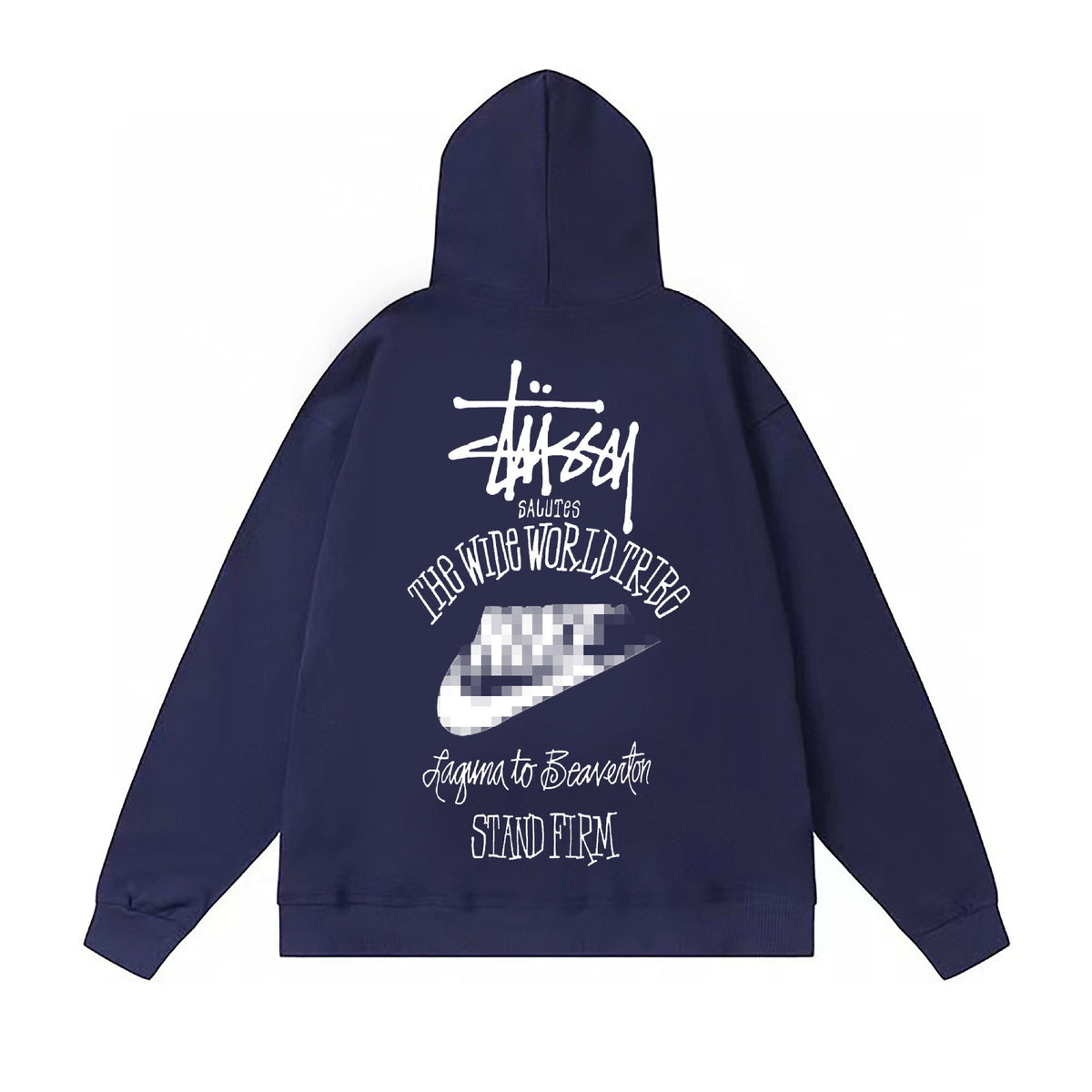 Stussy The Wide World Tribe Hoodie Fall/Winter Fleece Hooded Sweater