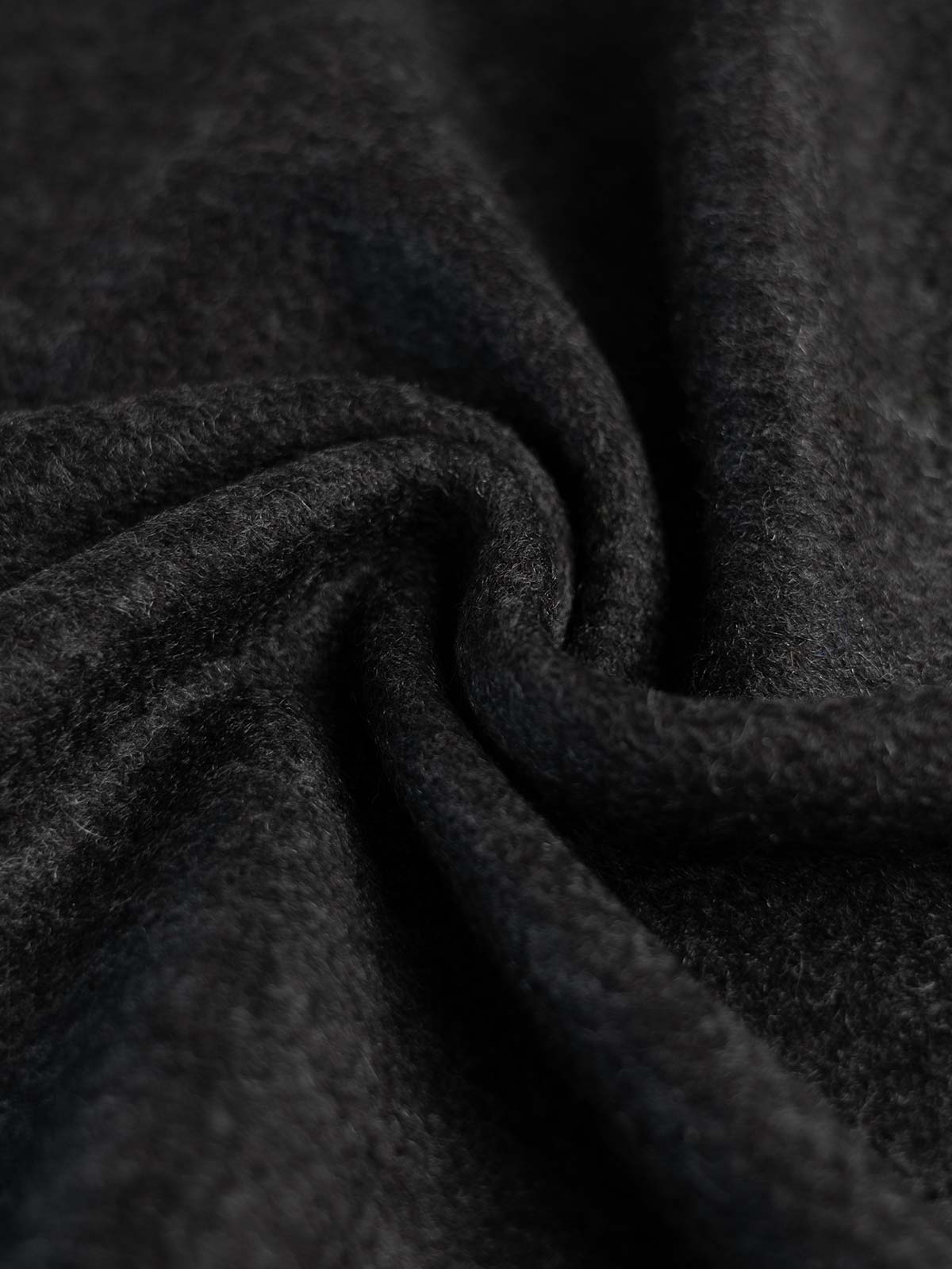 Charcoal Gray Cashmere Scarf