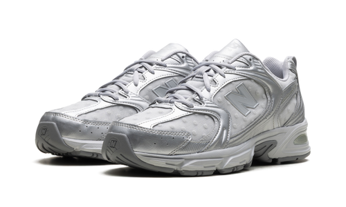 530 "Silver Metallic Raincloud Polka Dots" U530HFZ