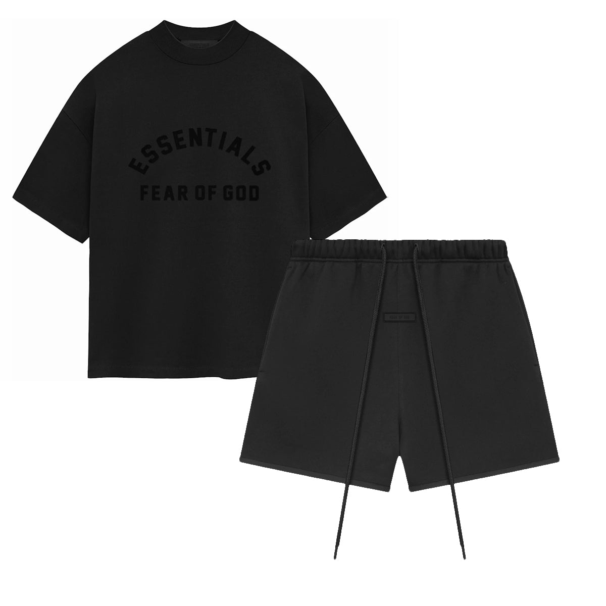 SS24 T-Shirt / Shorts / Set - Shiny Black