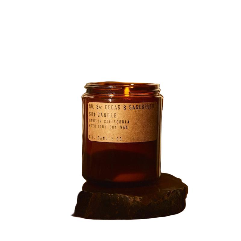 P. F. Candle Co. 7.2 Oz Standard Soy Candle - Cedar & Sagebrush