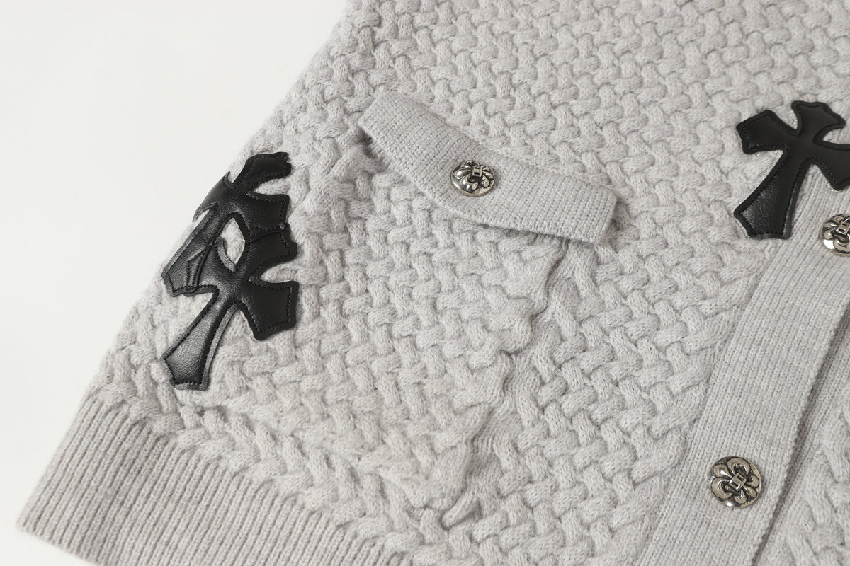 Chrome Hearts New Cardigan Sweater Jacket M904