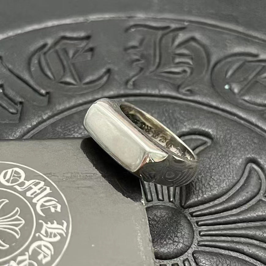 chrome hearts 925 silver retro ring