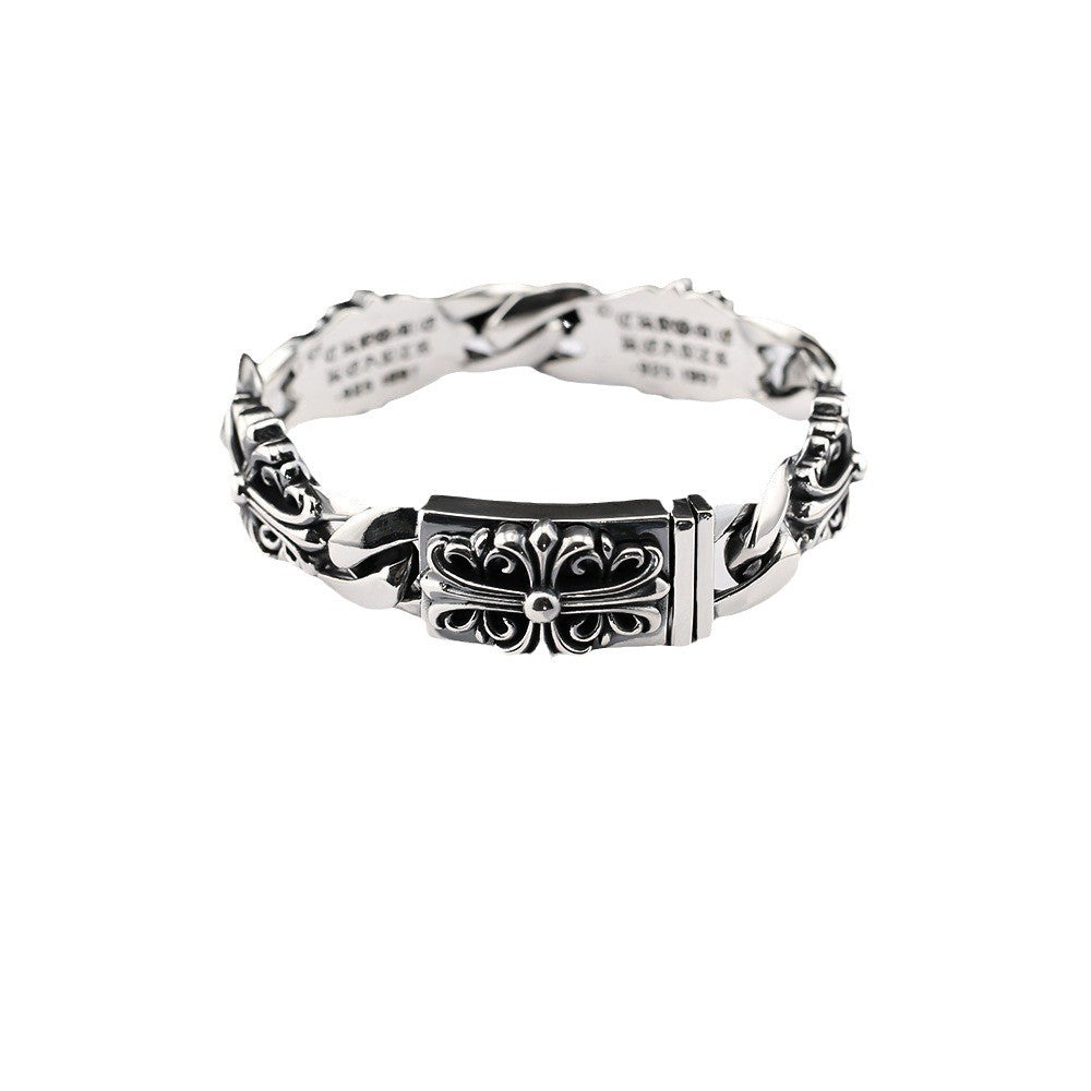 Chrome Hearts Crusader Flower Multi-piece Spliced Bracelet