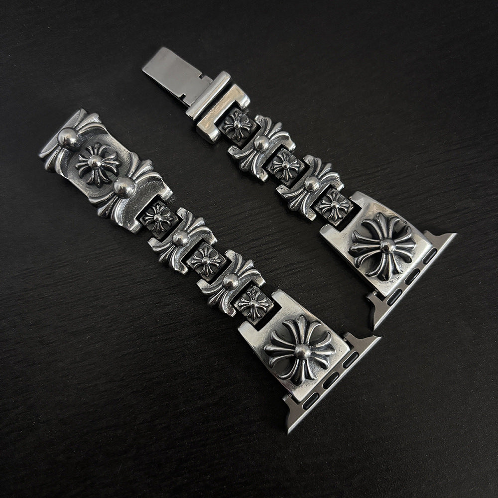 Chrome Hearts All-match Cross Print Watch Strap
