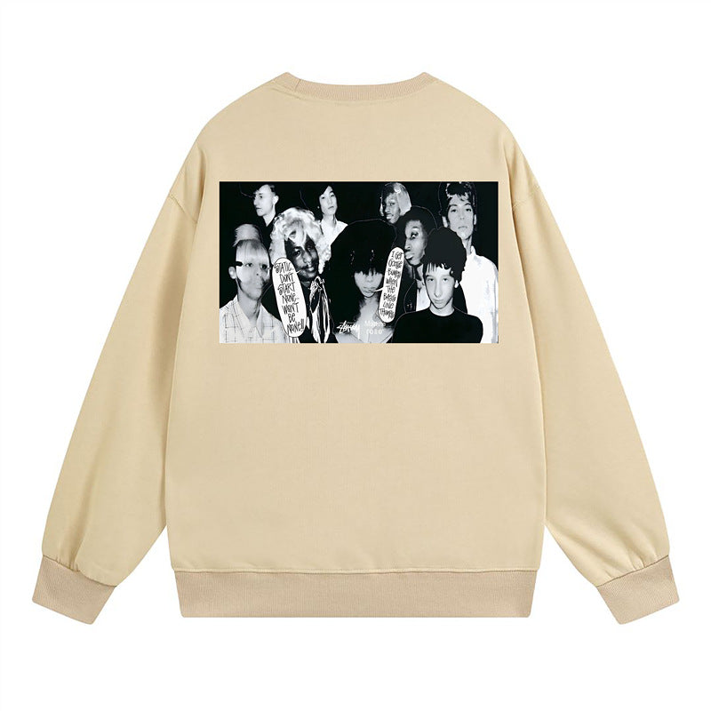 Stussy Sweatshirts Crew Neck Fleece Sweater