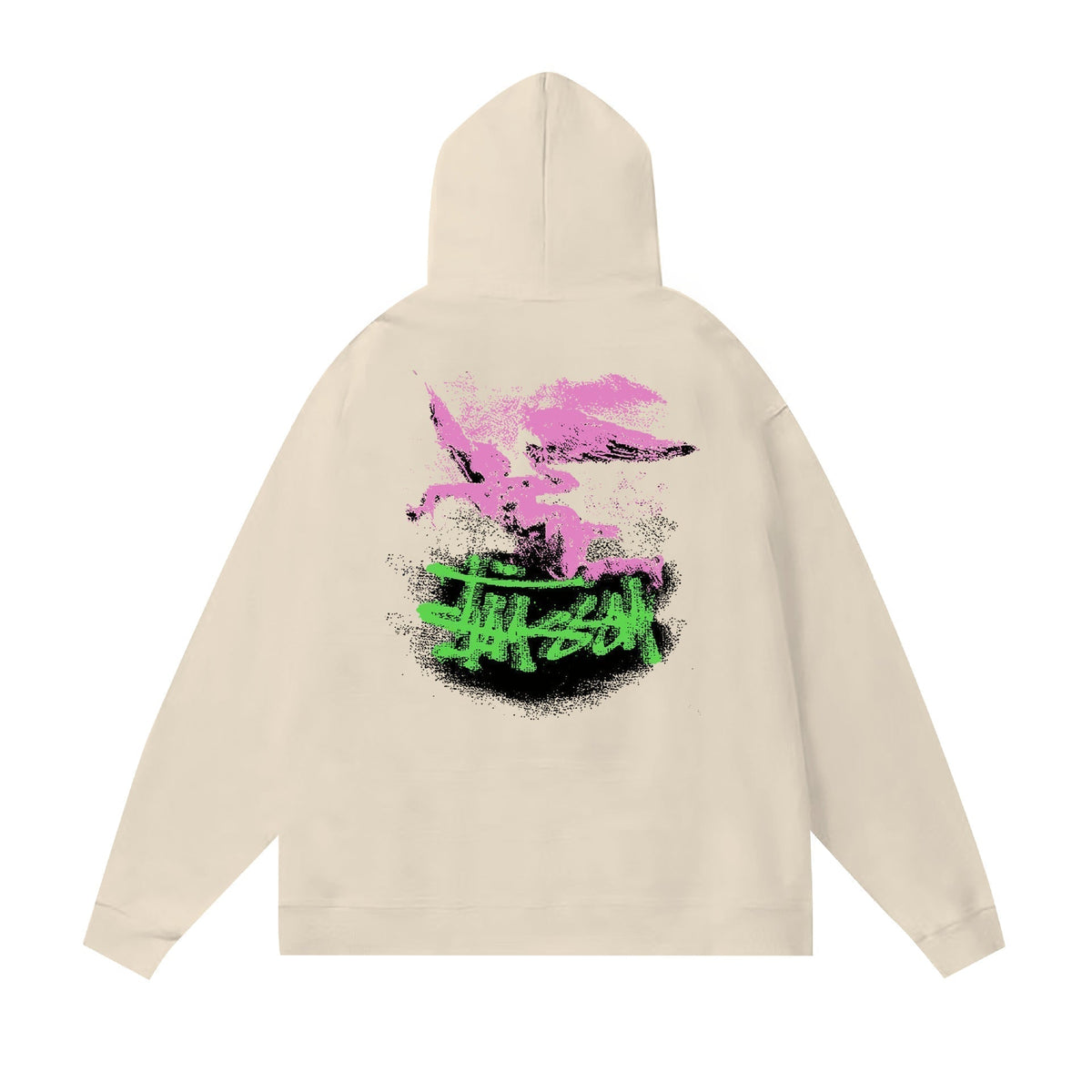 Stussy Hoodie Fall/Winter Fleece Hooded Sweater