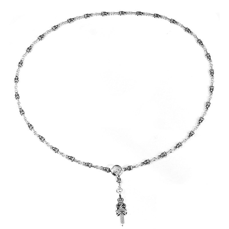 Chrome Hearts sword pendant necklace couple clavicle chain