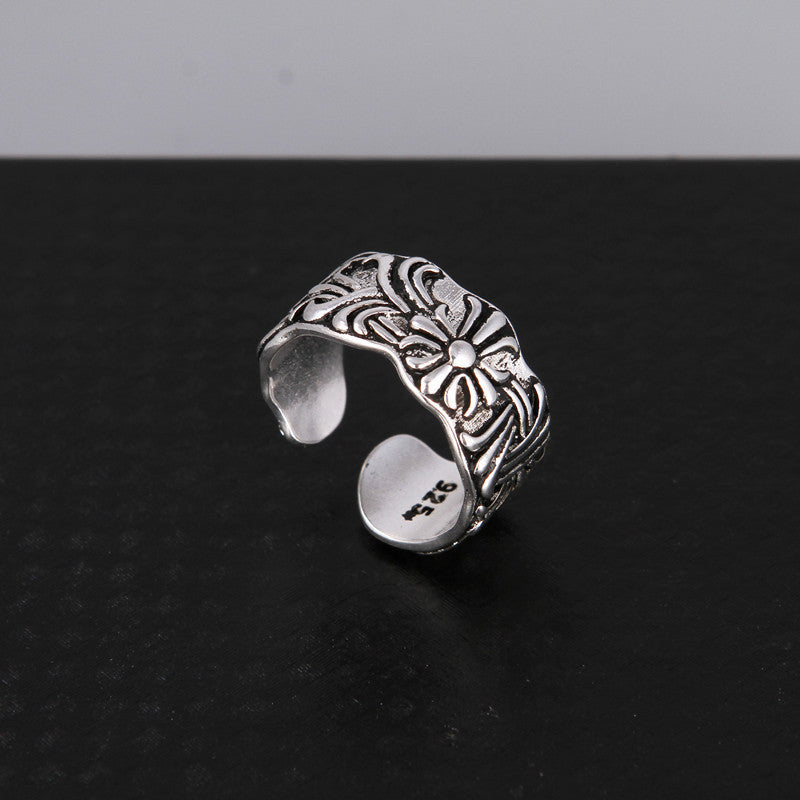 Chrome Hearts Sliver cross original couple ring