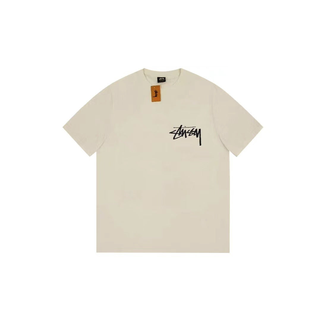 Stussy T Shirts Loose Casual T-Shirts Same for Men and Women