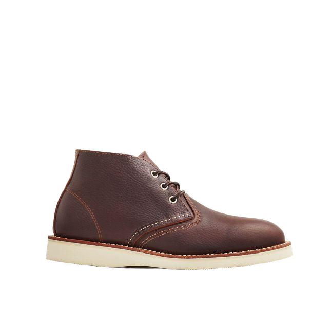 Red Wing Men's Work Chukka Chukka in Briar Oil Slick Leather