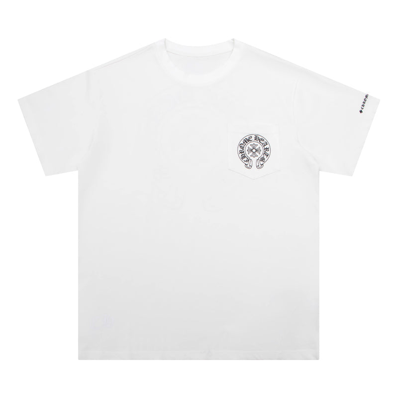 CHROME-HEARTS HorseShoe Logo Pocket T-Shirt K6013
