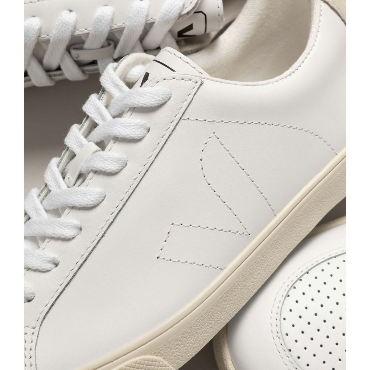 Veja Women's Esplar Leather Sneaker in Extra White