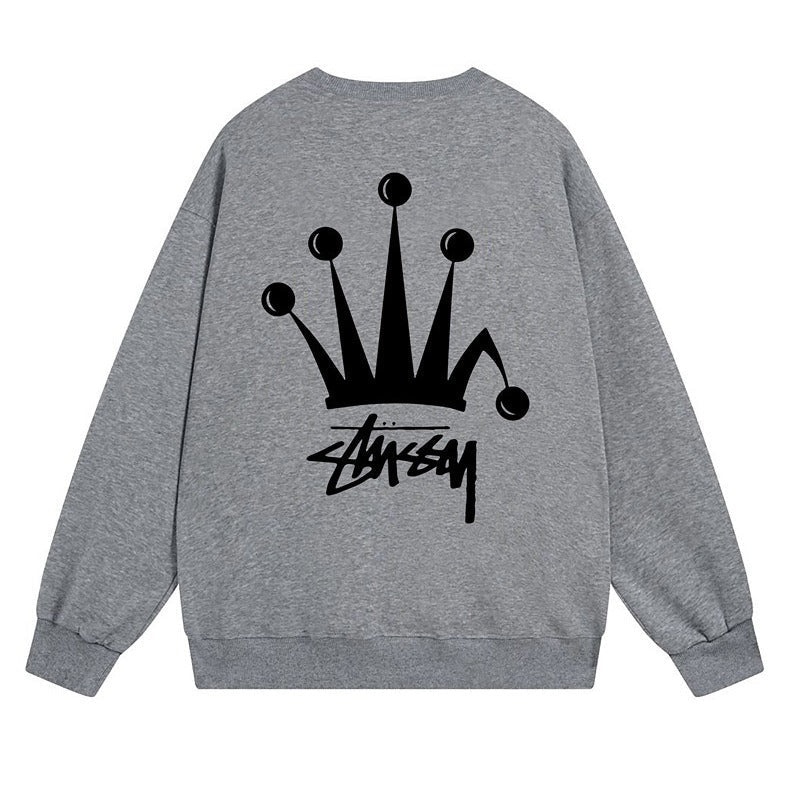 Stussy Sweatshirts Crew Neck Fleece Sweater